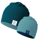 Wende-Beanie petrol