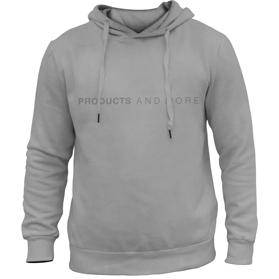 Hoodie mit Kapuze in grau