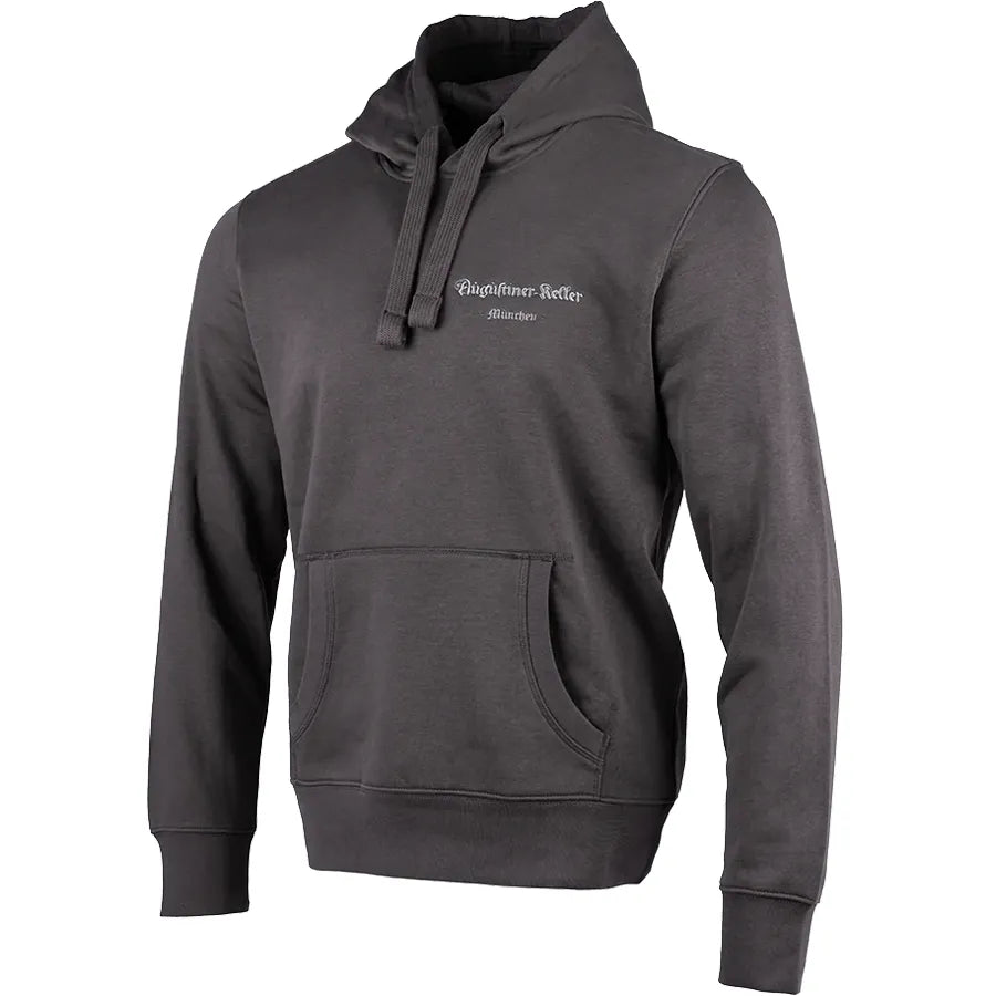 Hoodie mit Kapuze - Augustinerkeller grau
