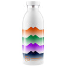 Trinkflasche Edelstahl weiss