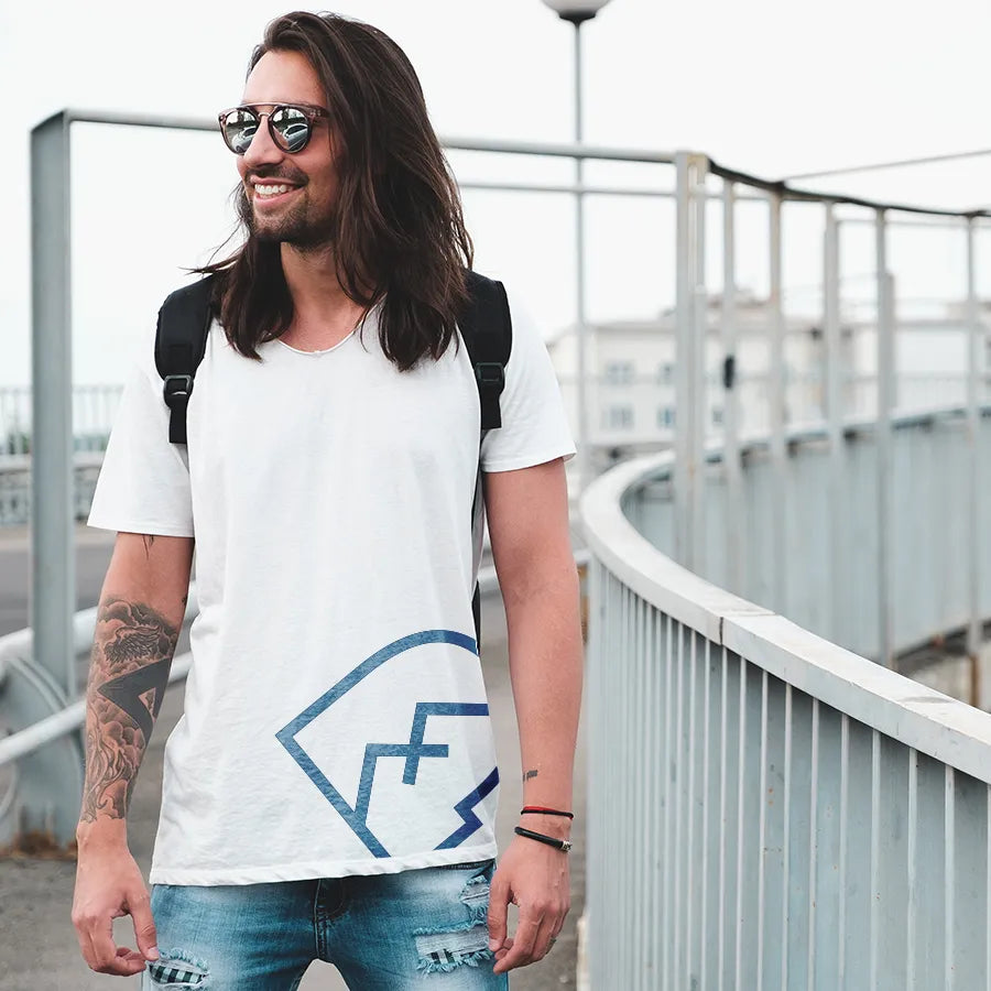 Baumwoll T-Shirt in Verwendung