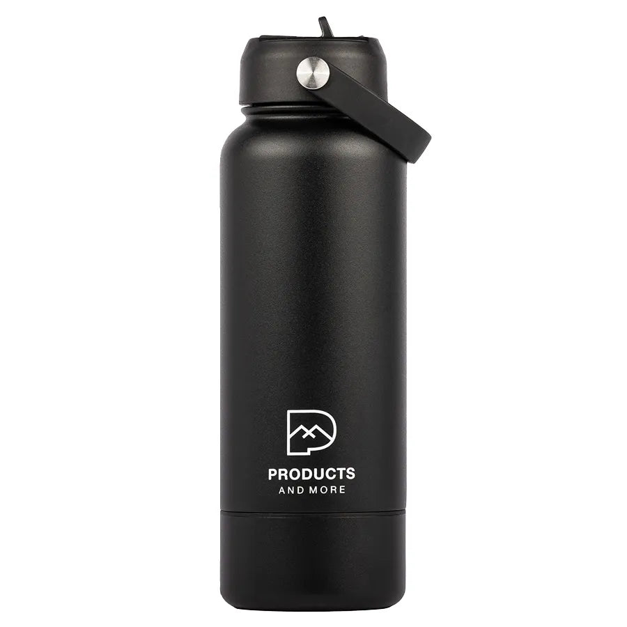 Thermoflasche schwarz